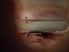 Owłosione żona w sypialni (ukryta kamera)