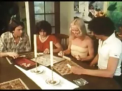 Vintage scrabble następnie czwórka zabawa