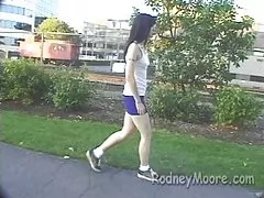 Vintage rodney moore napalone owłosione dziewczyny seattle jamie